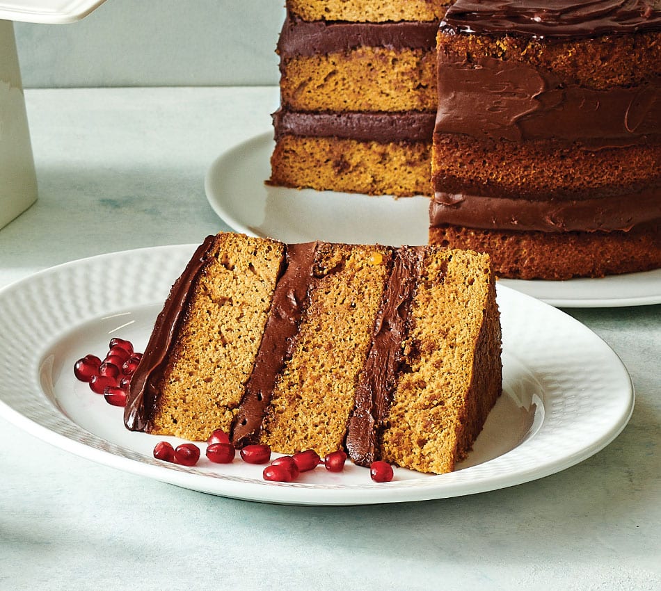 Gingerbread Chocolate Layer Cake